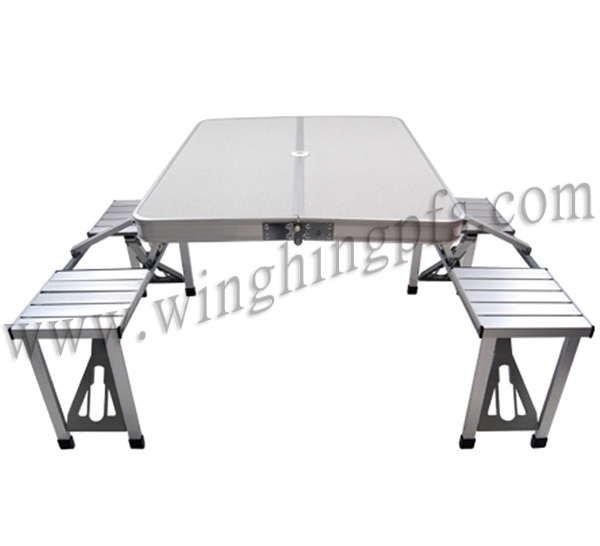 WH-FT013 鋁合金/ABS摺合桌連椅